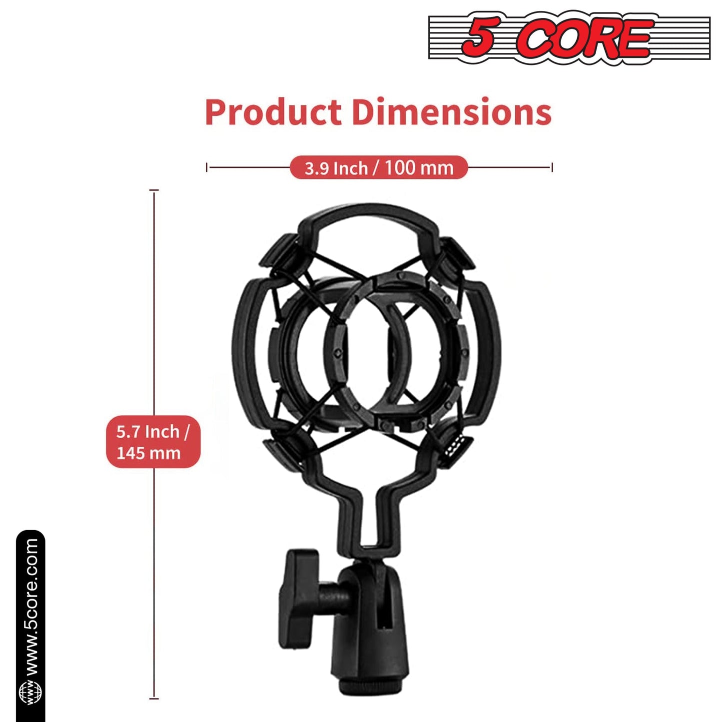 5Core Recording Microphone Podcast Bundle  Professional Condenser