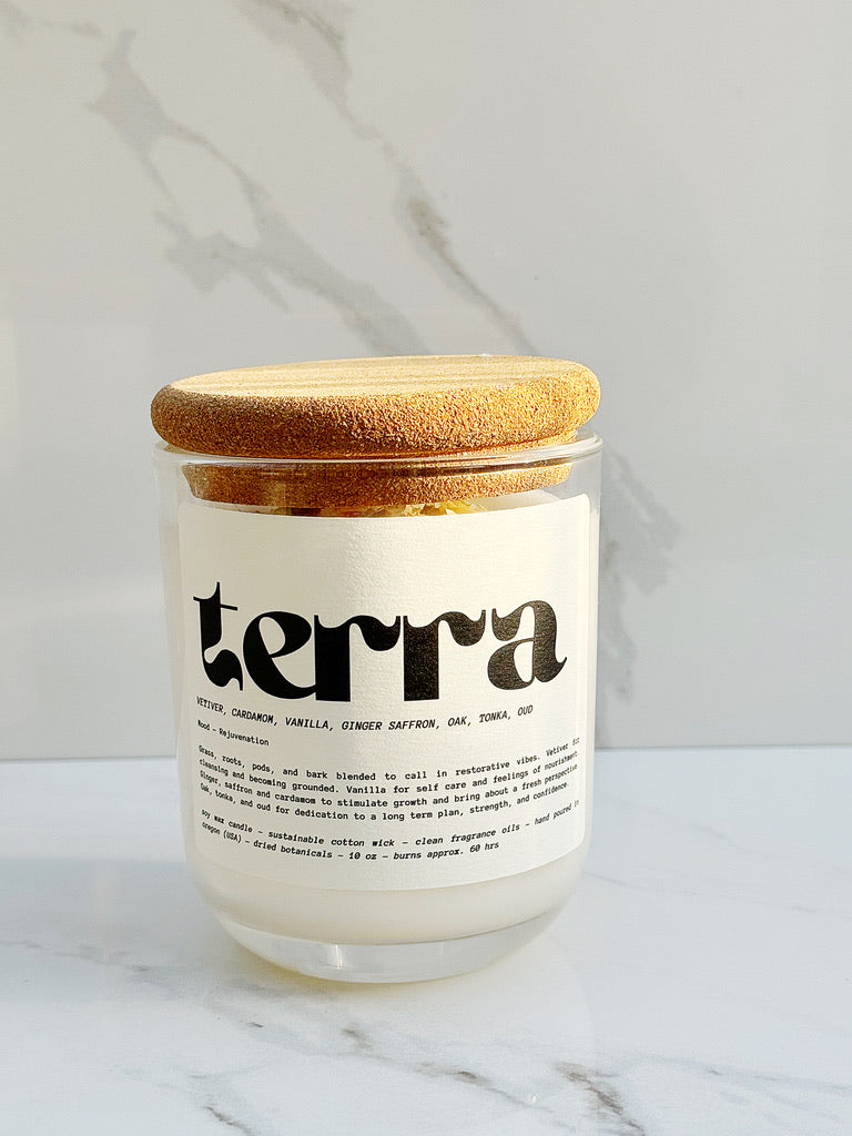 Mood-Boosting Botanical Candle Set (Terra, Herba, Flora)