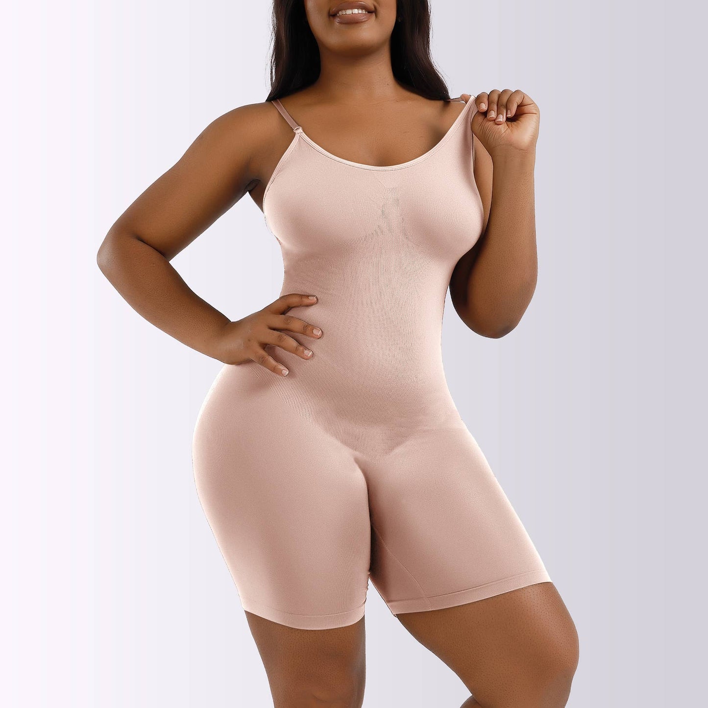 Shapewear Playsuit Seamless Bodysuit [Available in Beige or Black]