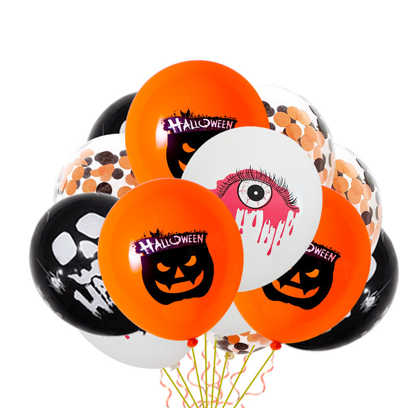 Halloween Balloon Pumpkin Emoji Latex Balloon